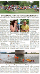 Donau-Anzeiger Abschlussbericht vom 20.07.2015, Seite 1